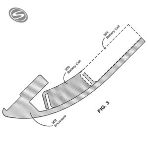 Apple iWatch Curved Battery Patent