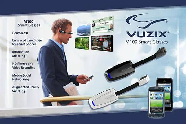 Vuzix M100 Smart Glasses Specifications