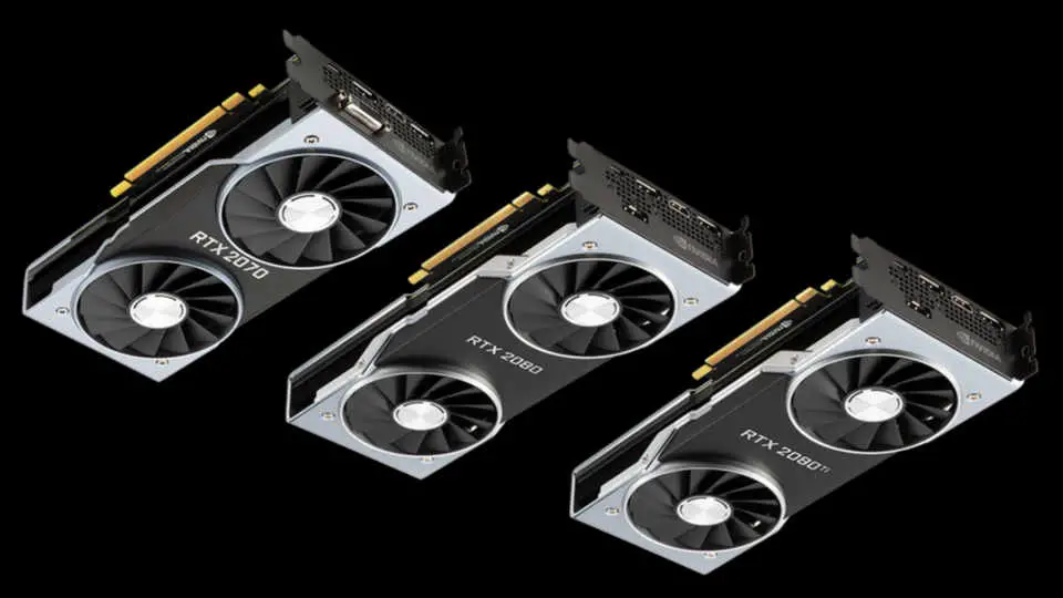 Nvidia GeForce RTX 2070, 2080, 2080Ti GPUs